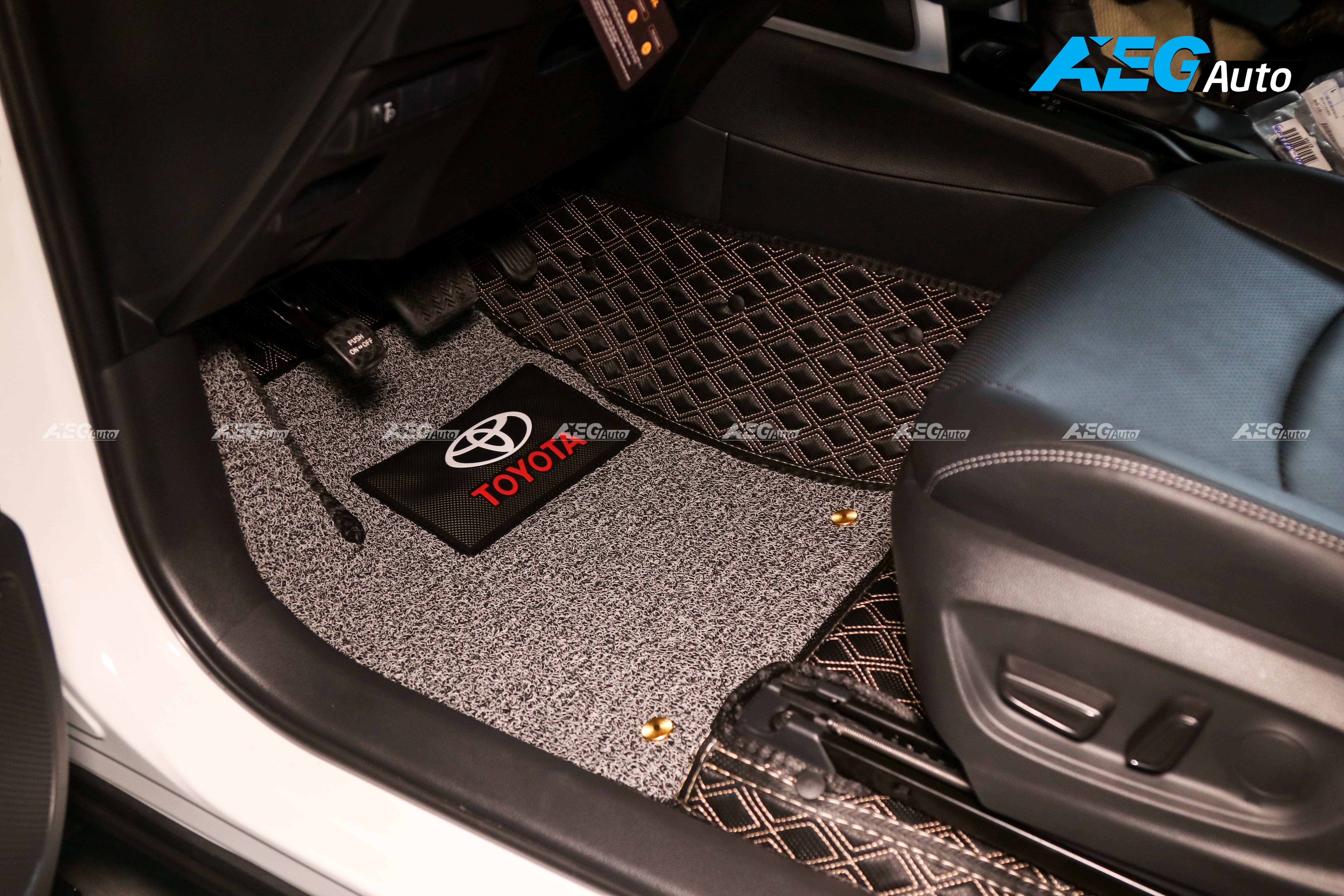Thảm lót sàn ô tô được thiết kế theo form xe, cắt máy tự động CNC chuẩn từng chi tiết